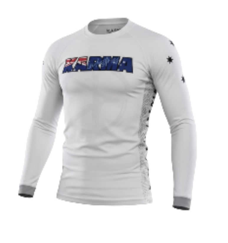 K.I. White Karma Jersey (Ultra Slim Milk Fiber- Stretch)