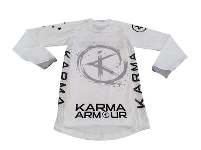 K.I. White Karma Jersey (Ultra Slim Milk Fiber- Stretch)