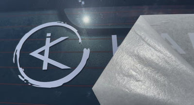 Car Window Vinyl Weatherproof Karma Logo Decal